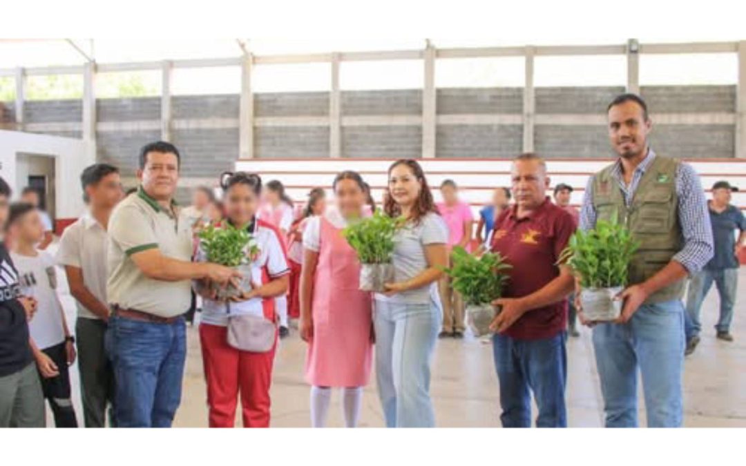 Ayuntamiento de Buenavista impulsa cruzada de reforestación escolar con entrega de 6 mil árboles