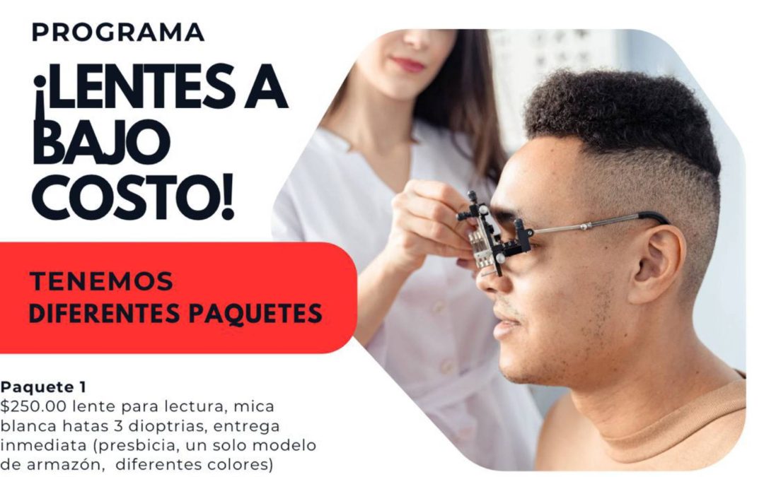 PRI Apatzingán lanza campaña de lentes a bajo costo: fichas se entregarán este lunes a las 9:30 a.m.