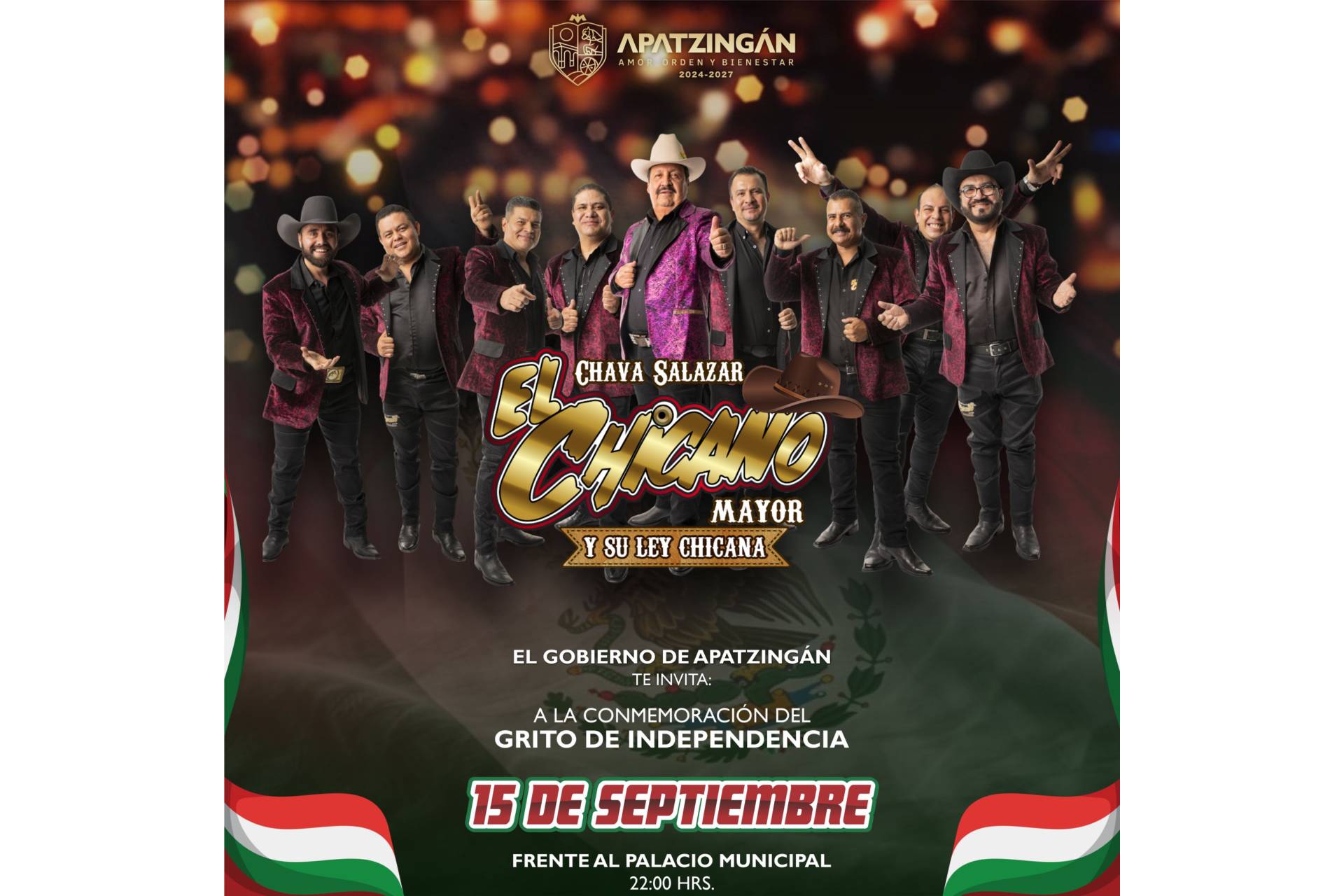 La presenatción de «Chava Salazar El Chicano Mayor» amenizará la verbena de éste 15 de Septiembre en Apatzingán: Fanny Arreola