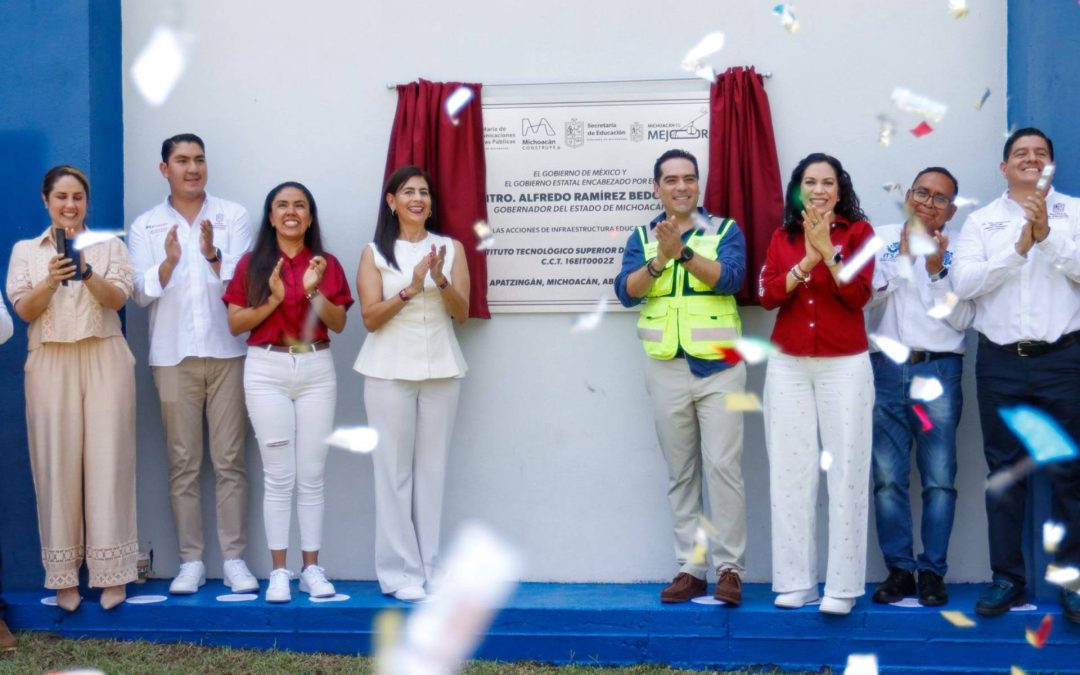 Impulso a la educación y la conectividad en Apatzingán con nuevas obras: Rogelio Zarazúa