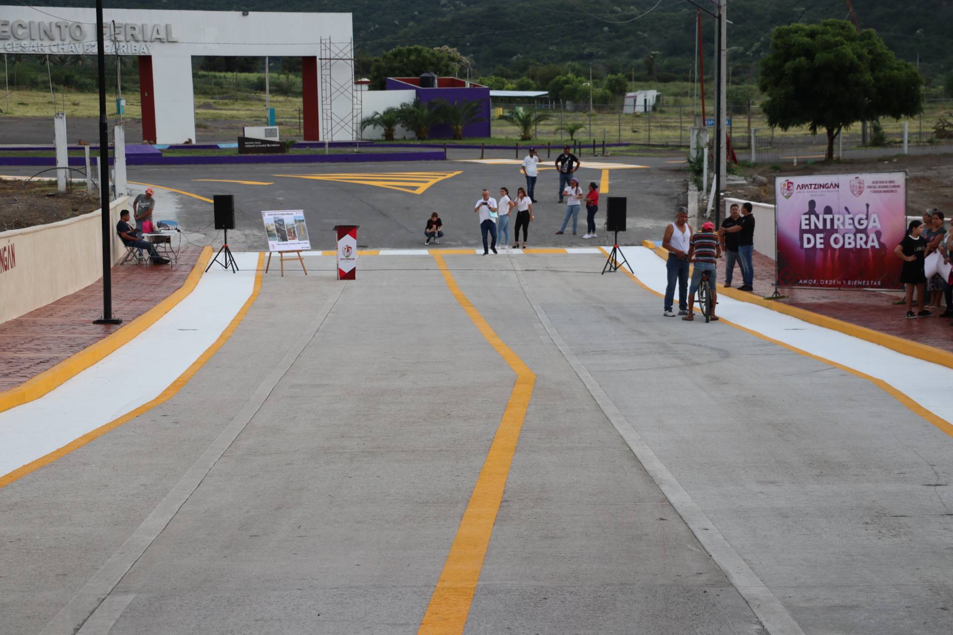 Puente Vehicular Nueva Obra que mejora la movilidad de acceso al Recinto Ferial «César Chávez Garibay».