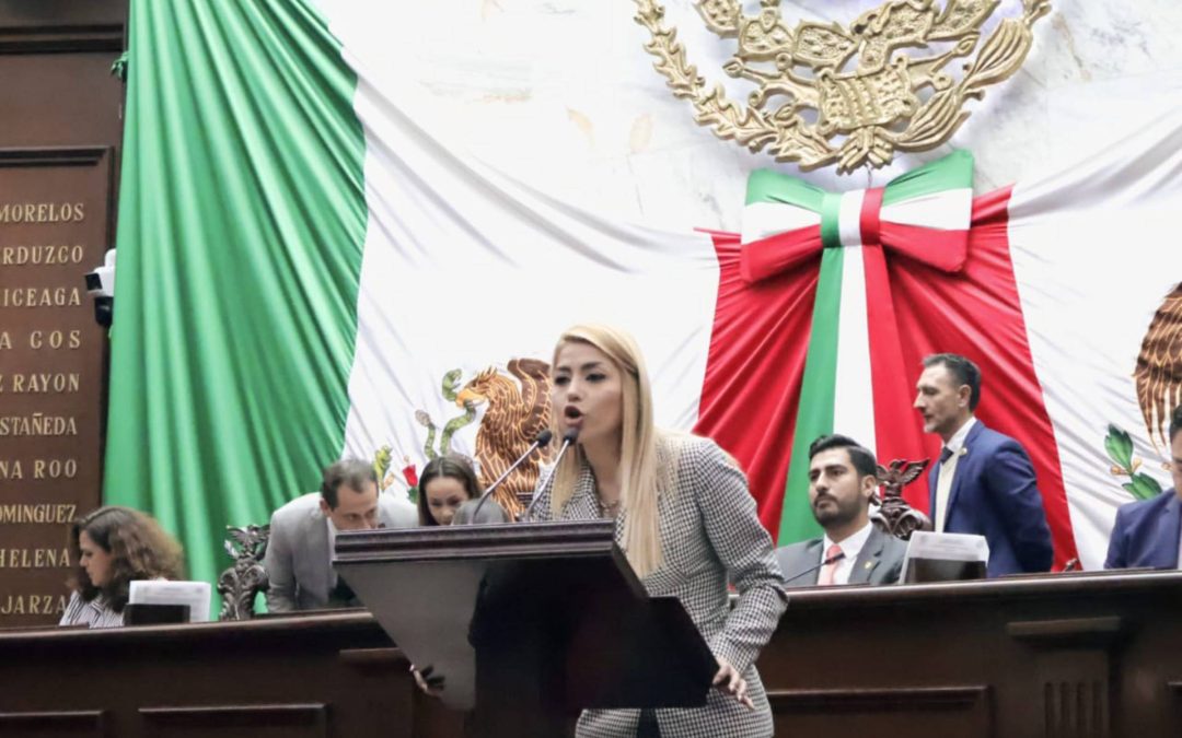 Diputada Sandra Olimpia Garibay denuncia práctica excluyente del Congreso del Estado para la sesión solemne de Apatzingán