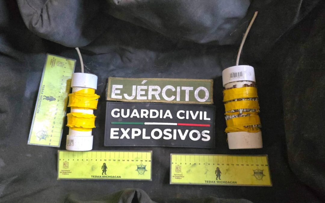 Desactivados 14 explosivos en Apatzingán y Tacámbaro, dentro del Plan Paricutín: SSP