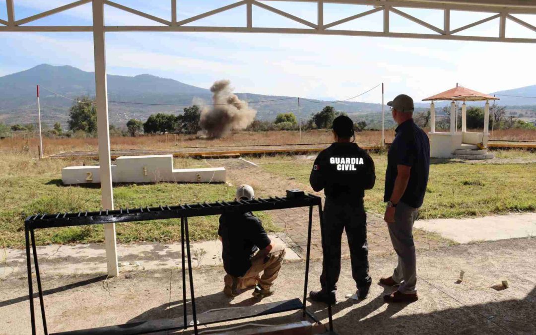 SSP y FBI dan inicio a capacitación en manejo de artefactos explosivos