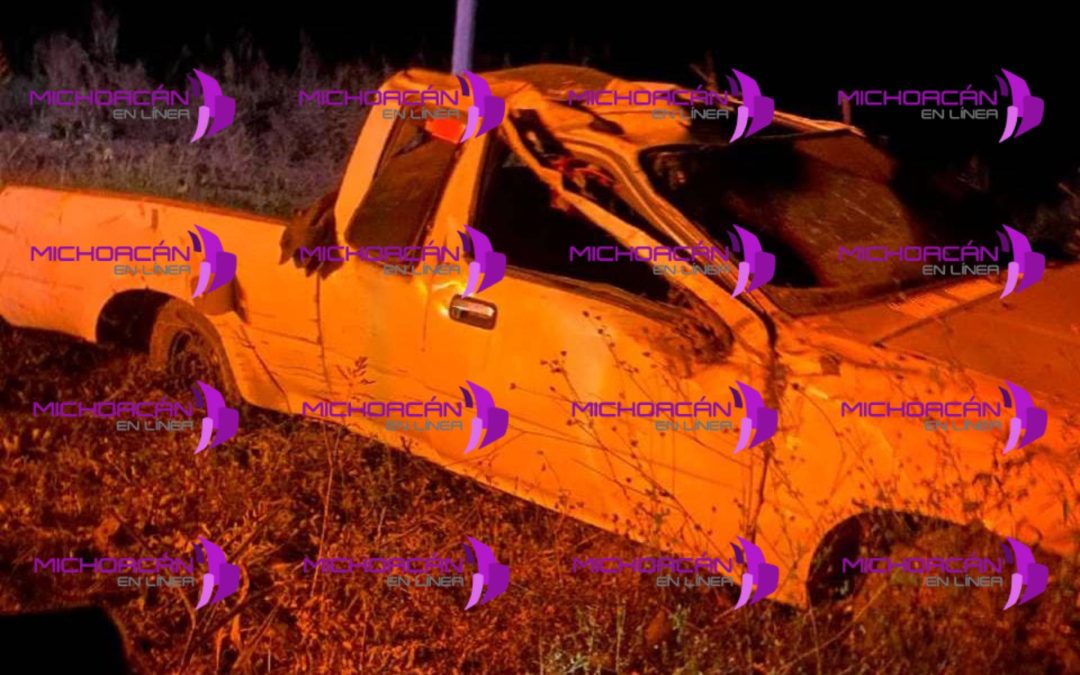 Fallece joven tras volcadura en la carretera Zimanca–Pinzándaro