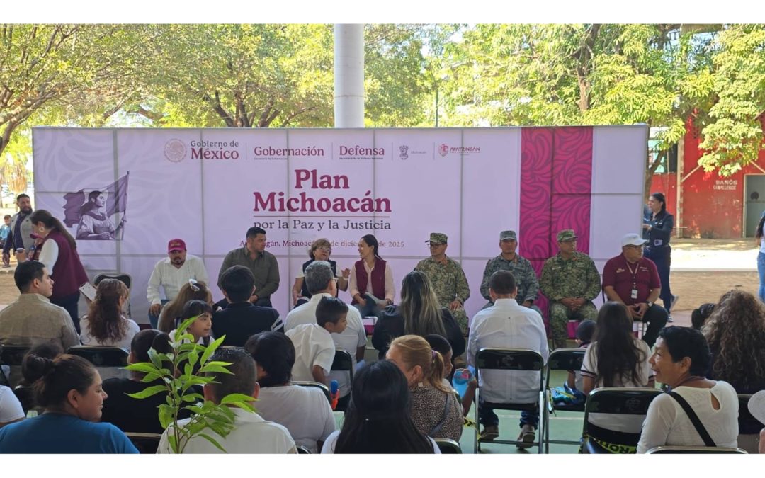 Apatzingán recibe la Feria del Bienestar como parte del Plan Michoacán por la Paz y la Justicia.
