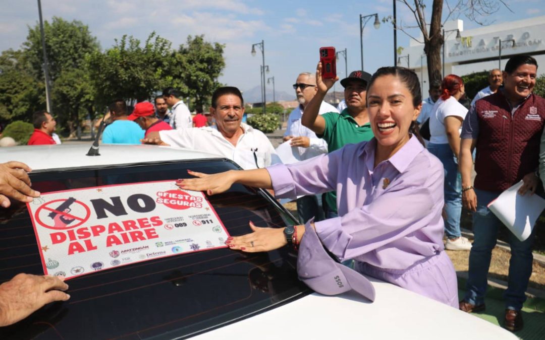 Por unas fiestas decembrinas 2025 seguras: inicia en Apatzingán la campaña “No dispares al aire”