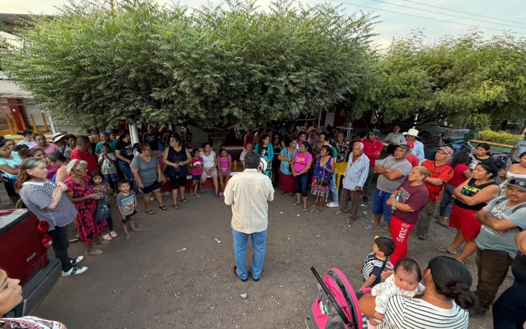 José Luis Cruz Lucatero concluyó el año 2025 recorriendo comunidades y colonias.