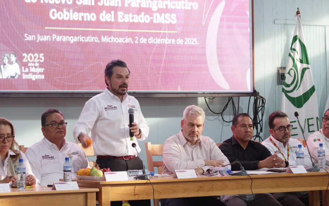 La Seguridad Social es parte esencial del Plan Michoacán porla Paz y la Justicia: Zoé Robledo.