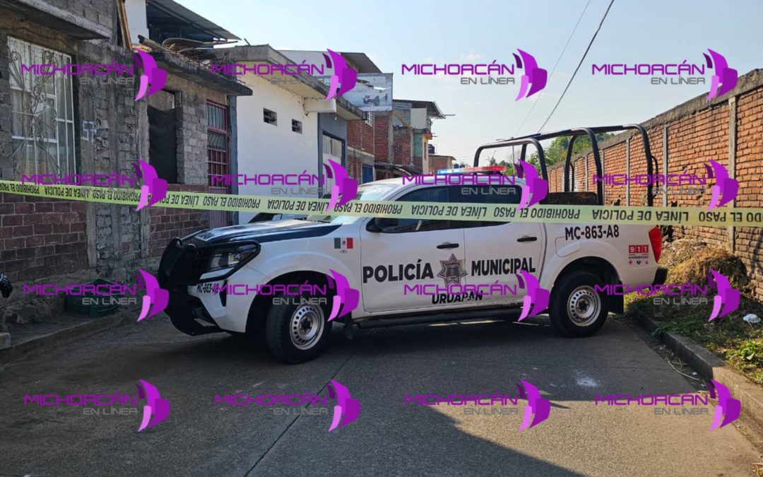 Privan de la vida con arma de fuego a Mujer en la colonia La Mora, en Uruapan.