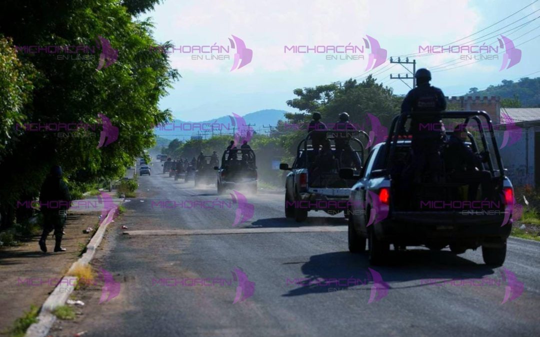 Fuerzas federales neutralizan a tres presuntos agresores en zona serrana de Aguililla