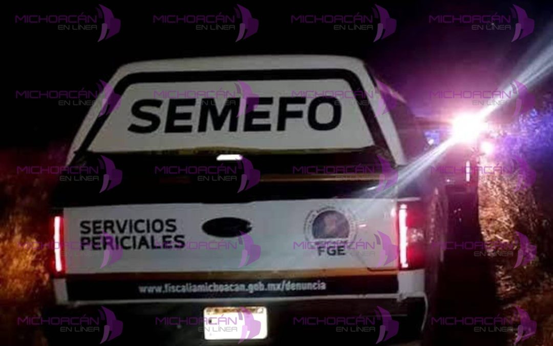 Localizan a hombre sin vida y con huellas de Violencia en camino de Terracería en Apatzingán