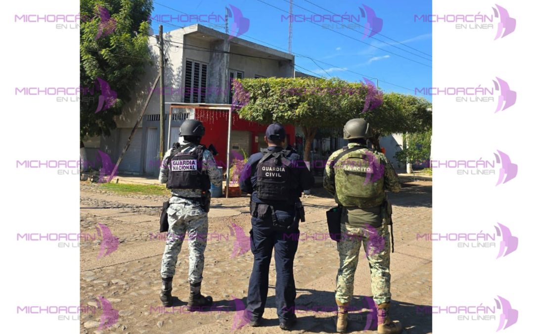 SSP y FGE aseguran 19 inmuebles de “El Botox” en Apatzingán.