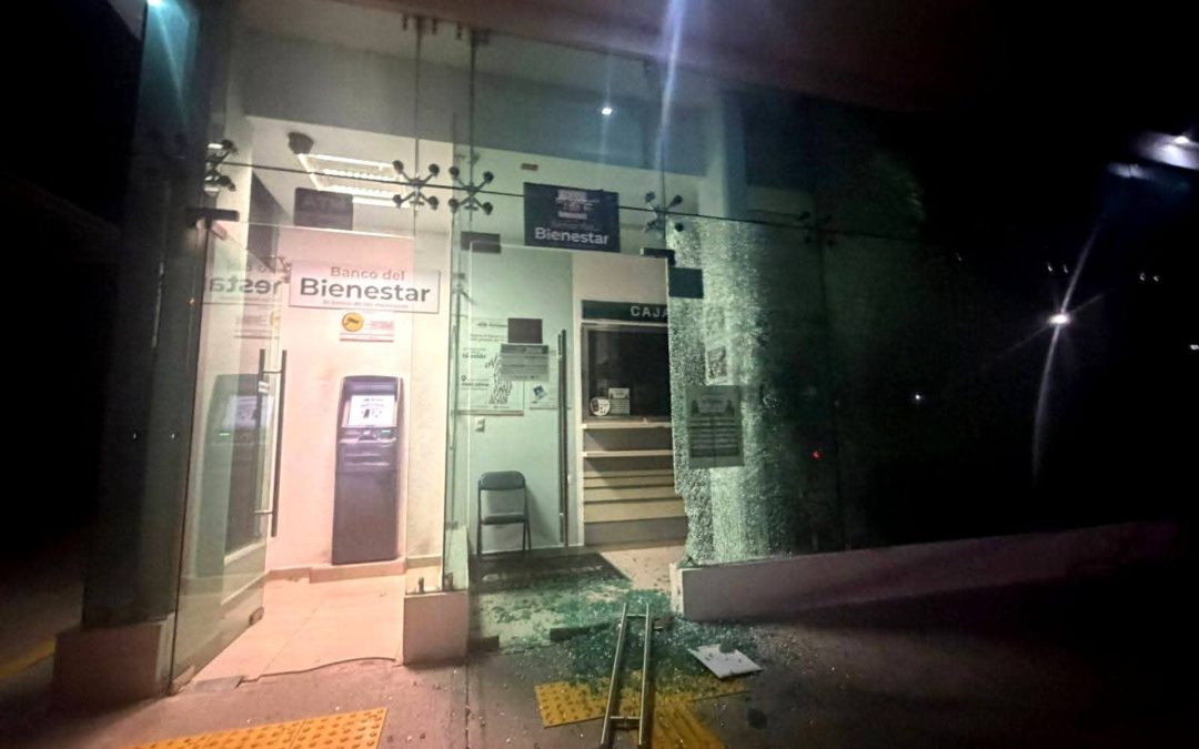Atacan a tiros sucursal del Banco del Bienestar en Tarímbaro