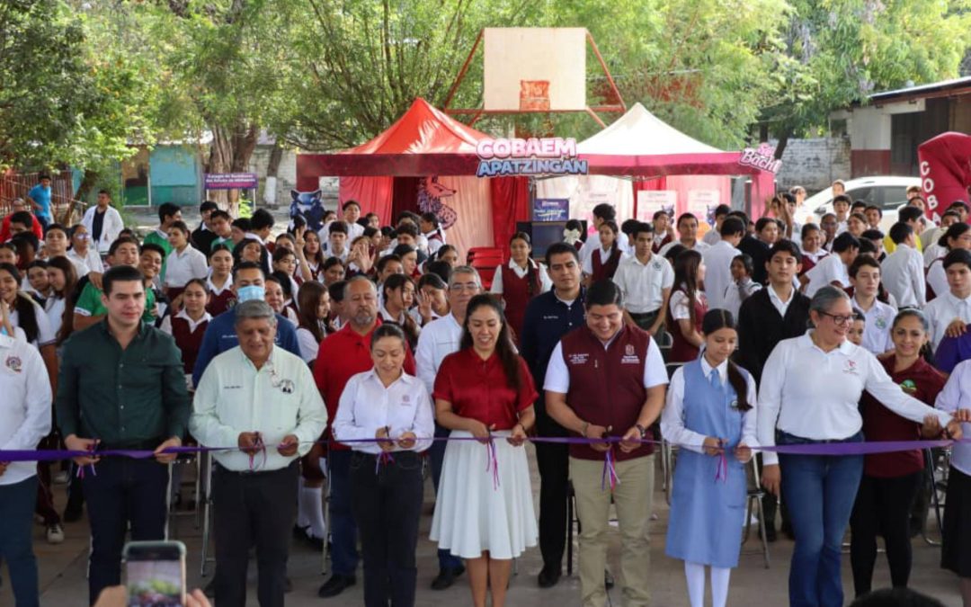 Expo Prepárate Apatzingán 2026 fortalece la orientación educativa y el tejido social.