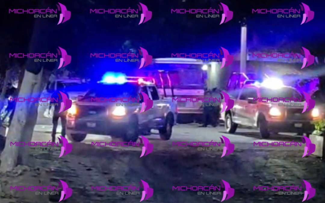 Persecución en Apatzingán termina con un presunto delincuente fallecido tras chocar motocicleta robada