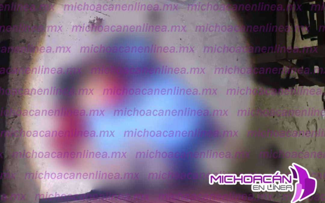 En Apatzingán privan de la vida a un hombre a tiros en la colonia Lomas de Palmira.