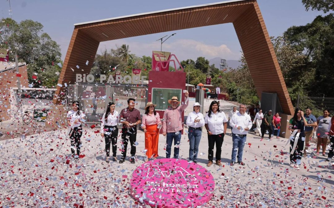 Gobierno de Apatzingán inaugura el «Bio Parque Chandio» junto al Gobernador de Michoacán.