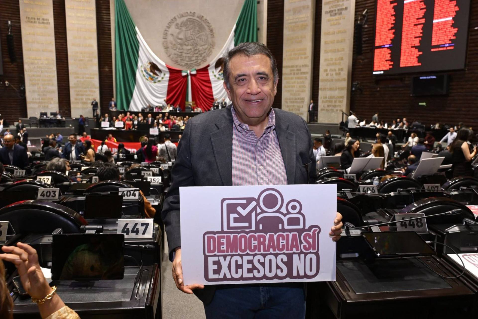 Reforma electoral no alcanzó mayoría calificada; avanzará el Plan B: Cruz Lucatero.