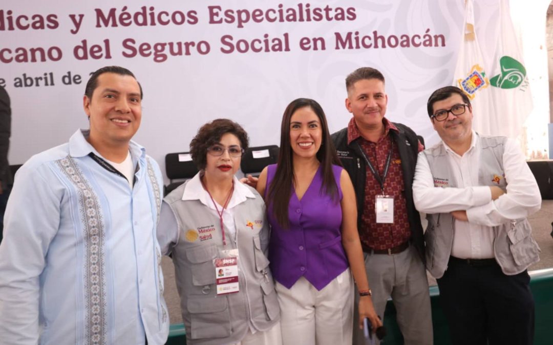 Apatzingán y Michoacán fortalecen la salud con nuevas médicas y médicos especialistas.