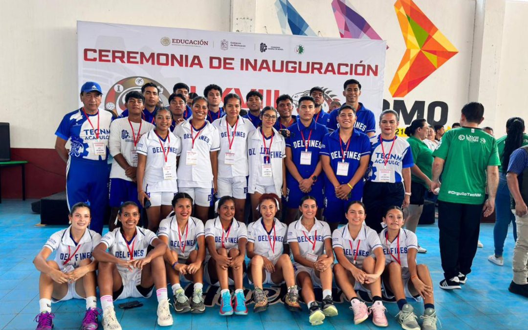 Arranca prenacional deportivo del Tecnológico Nacional de México (TecNM) en Huetamo.