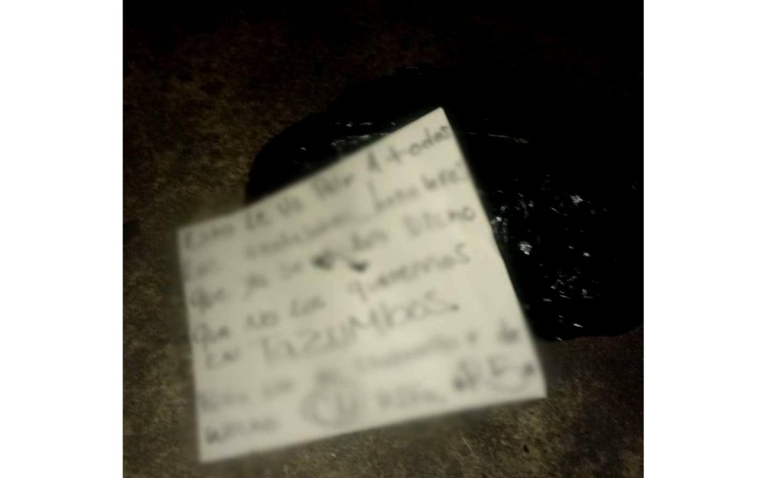 Localizan presuntos restos humanos dentro de una bolsa en Tazumbos, Jalisco.