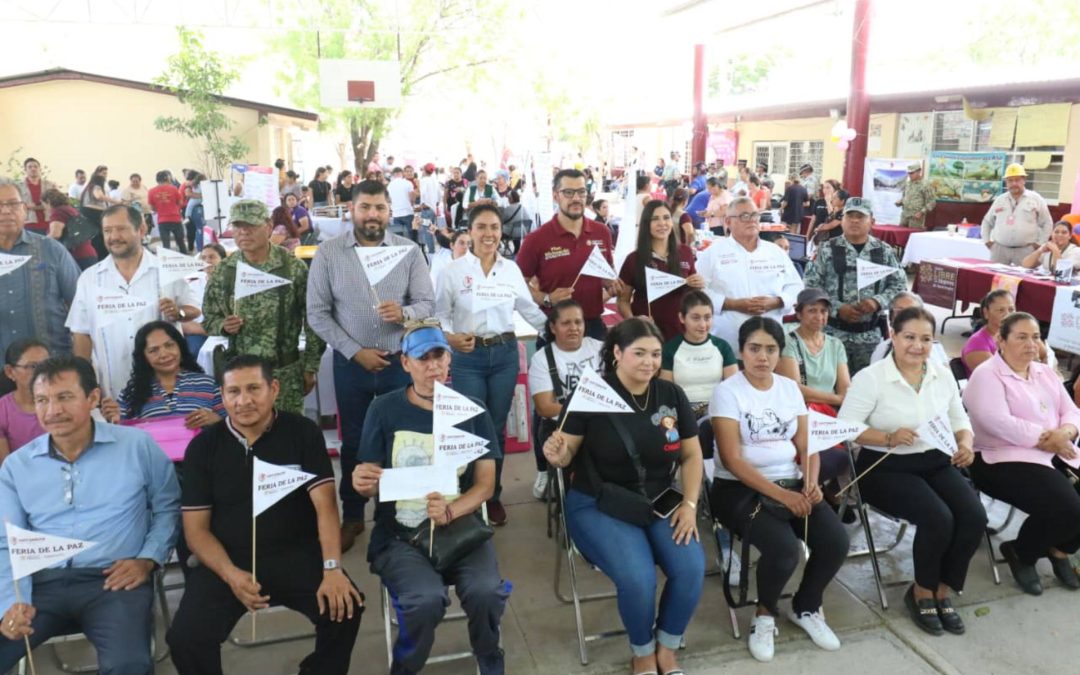 Gobierno de Apatzingán realiza la 4a. Edición de la Feria de la Paz en colonia Antorcha.