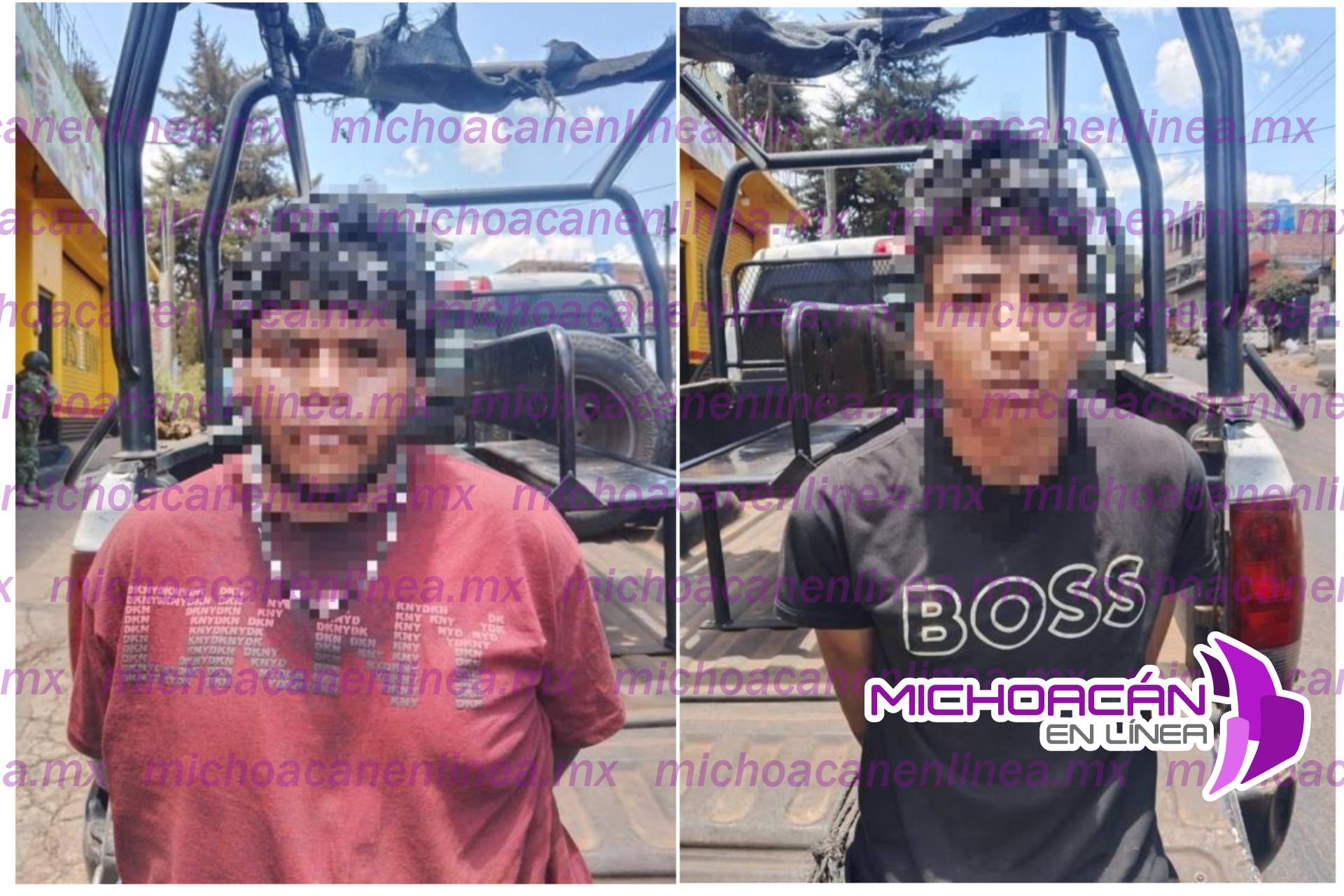 Ataque contra Policía Comunal en Tarecuato deja dos detenidos armados; aseguran vehículos y armamento