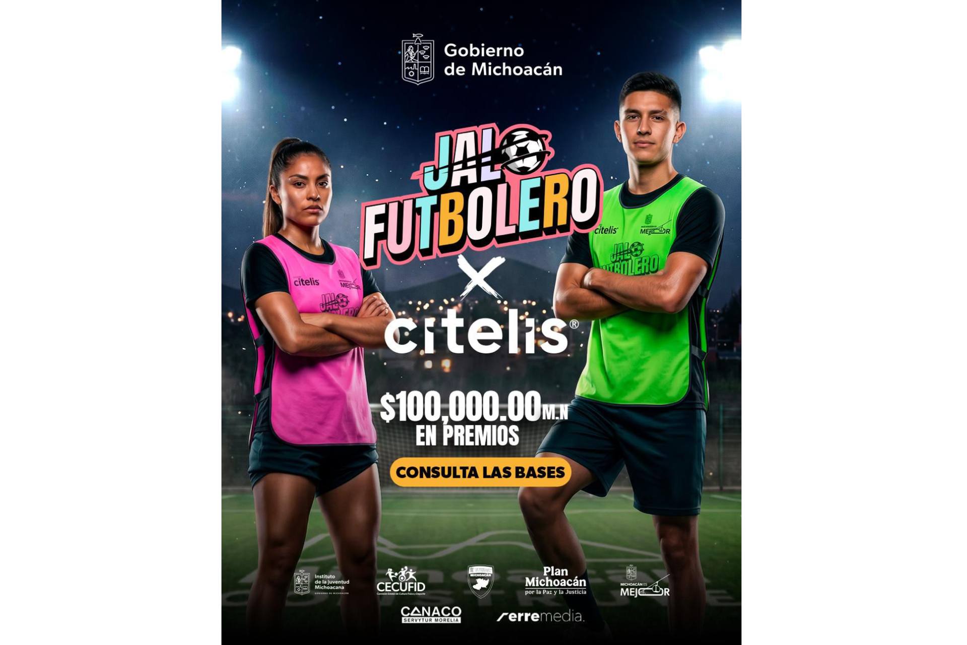 Inscríbete al “Jalo Futbolero” y compite por una bolsa de 100 mil pesos