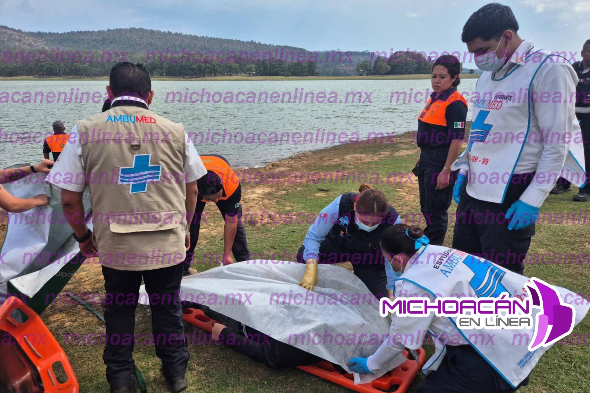 Localizan el cuerpo de uno de los dos jóvenes desaparecidos en la presa de Cointzio; sigue operativo de búsqueda