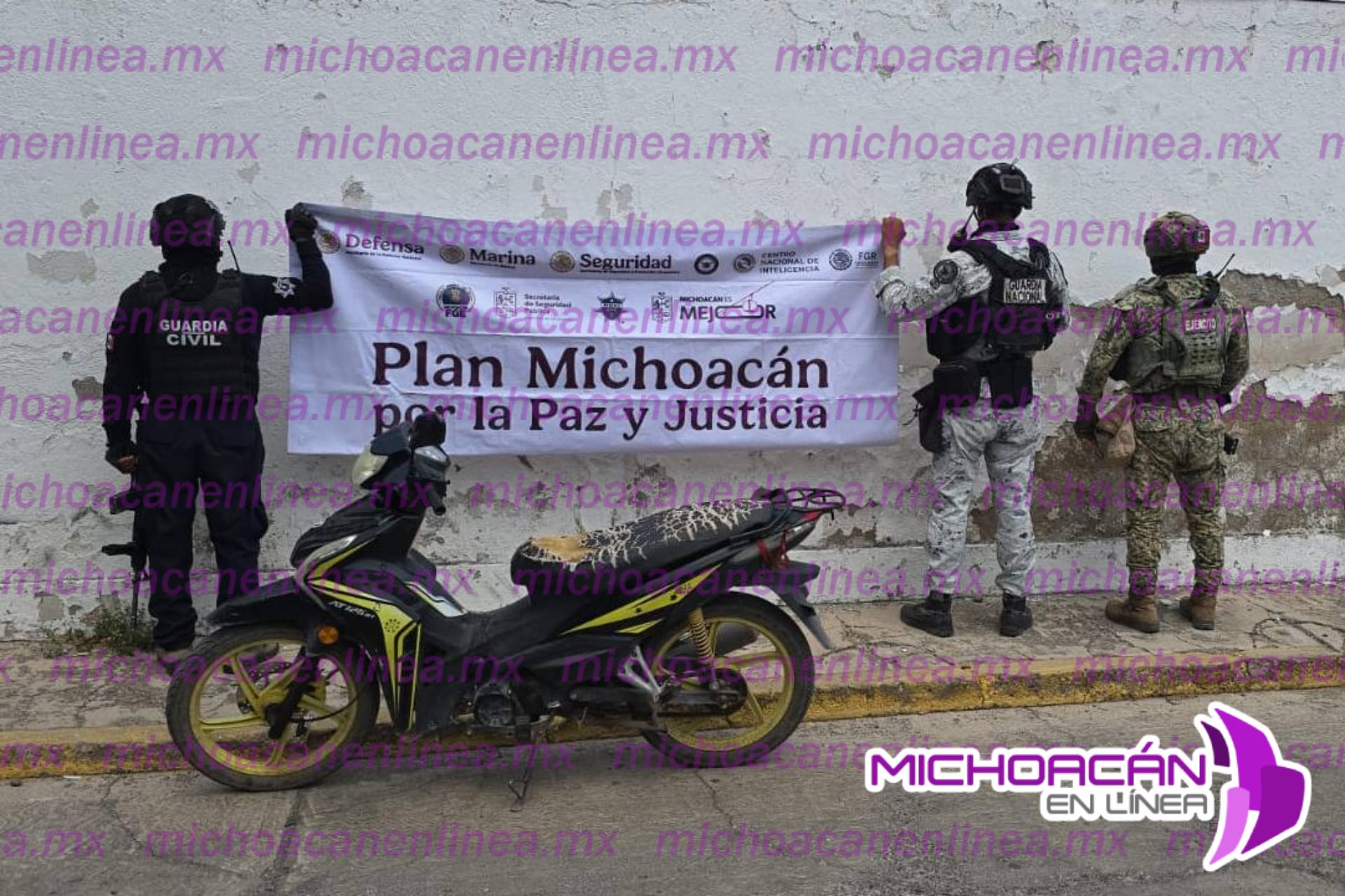 Recuperan motocicleta con reporte de robo durante operativo en Antúnez