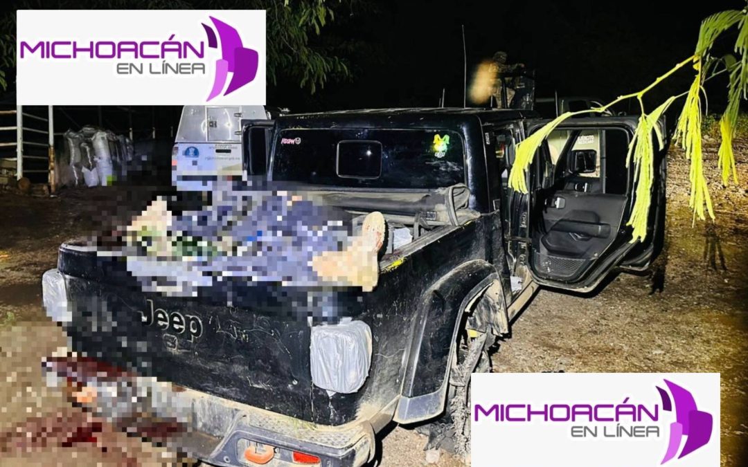 Enfrentamiento entre grupos rivales del crimen organizado deja cuatro muertos en Parácuaro