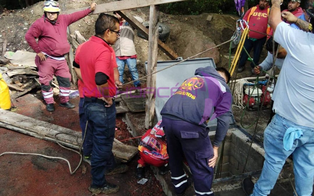 Localizan los cuerpos de dos hombres al interior de un pozo en Ciudad Hidalgo.